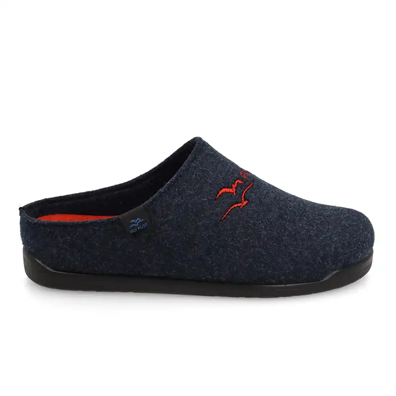 46747FZ-2001_A Cloth Man Slipper Blue – Image 1