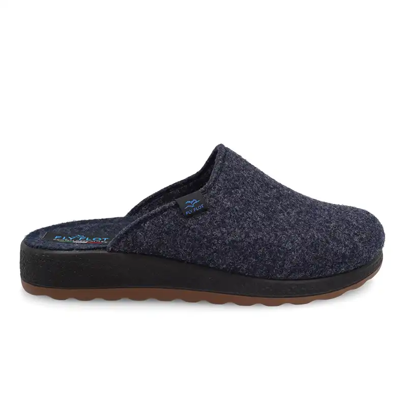 52720GH-2501_A Cloth Man Slipper Blue – Image 1