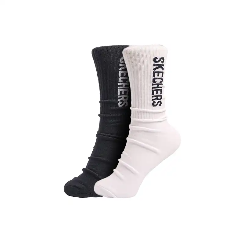 S117333-002_A 2Pk Unisex Non Terry Crew Black Traditional – Image 1