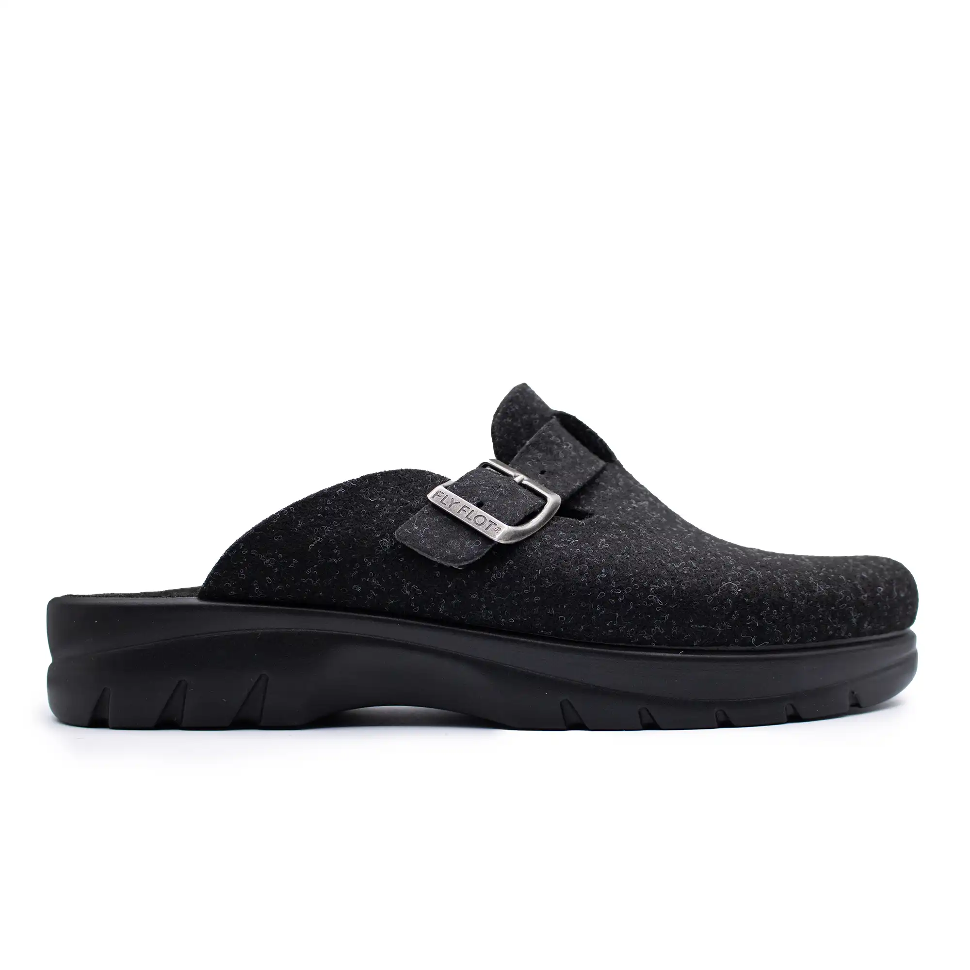 62611FF-2003_A Cloth Man Slipper Black – Image 1