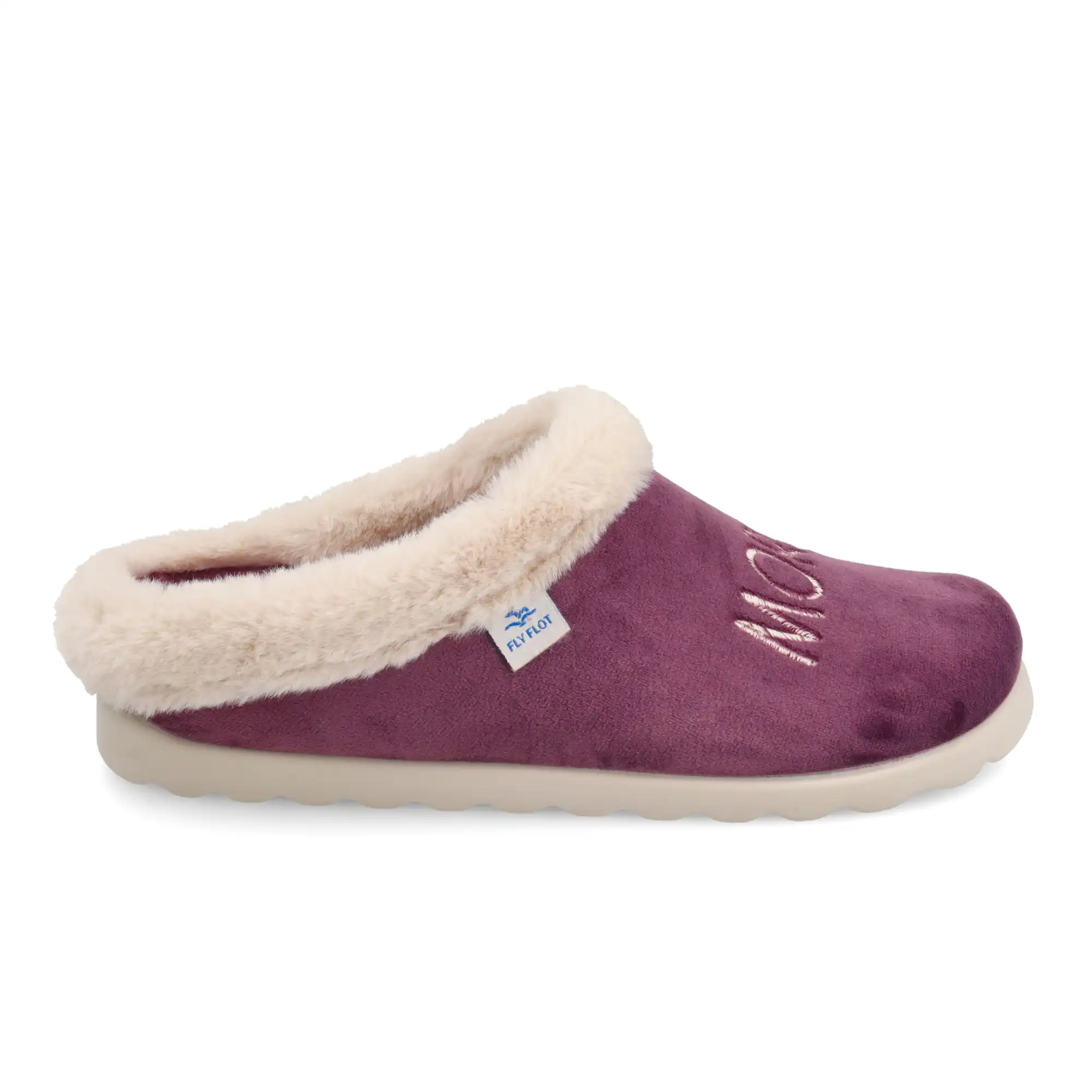 C3X86PP-6016_A Cloth Woman Slipper Lilac – Image 1