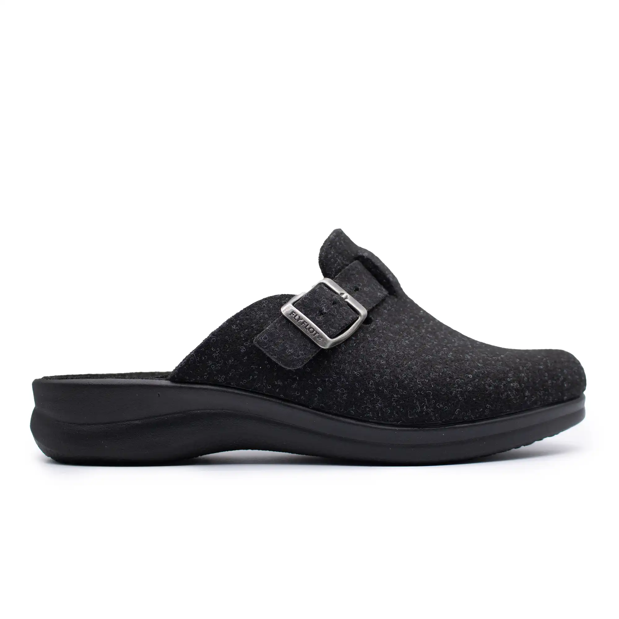 H9641FF-2003_A Cloth Woman Slipper Black – Image 1