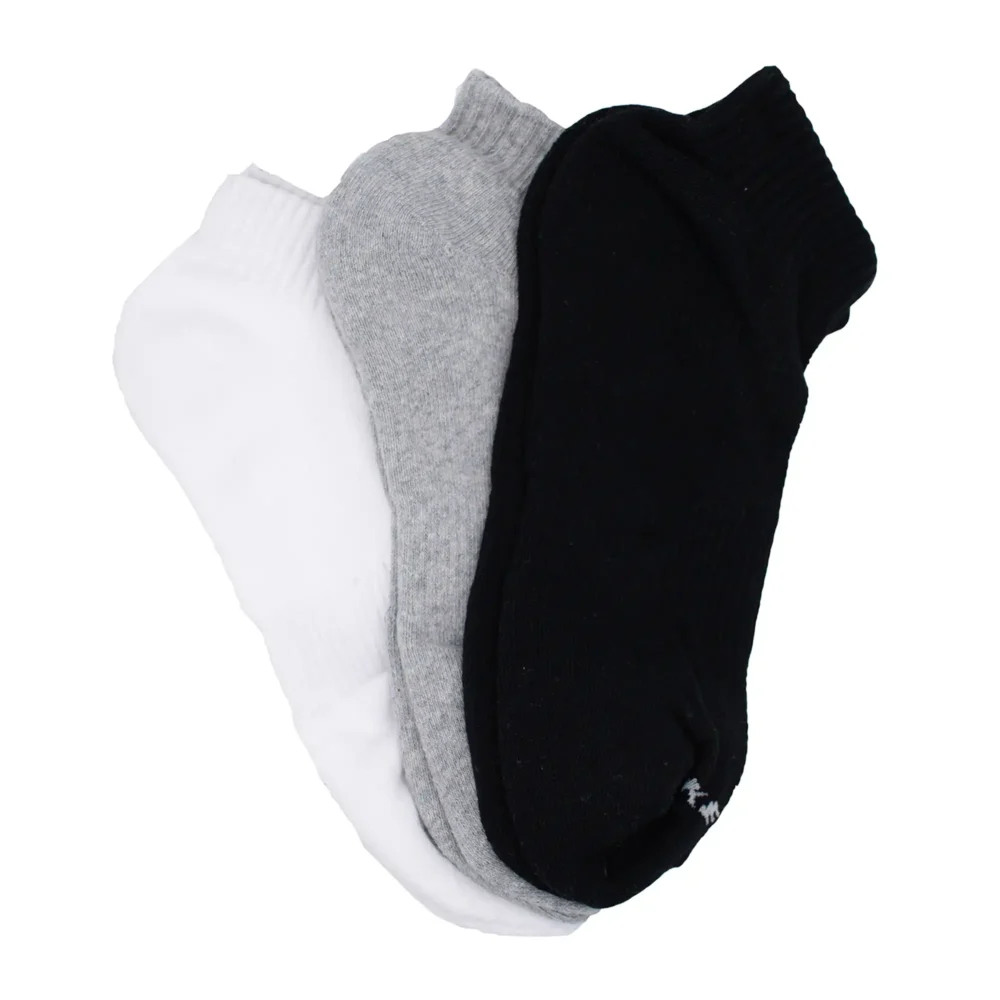 3Pk Unisex 1/2 Terry Qtr Crew