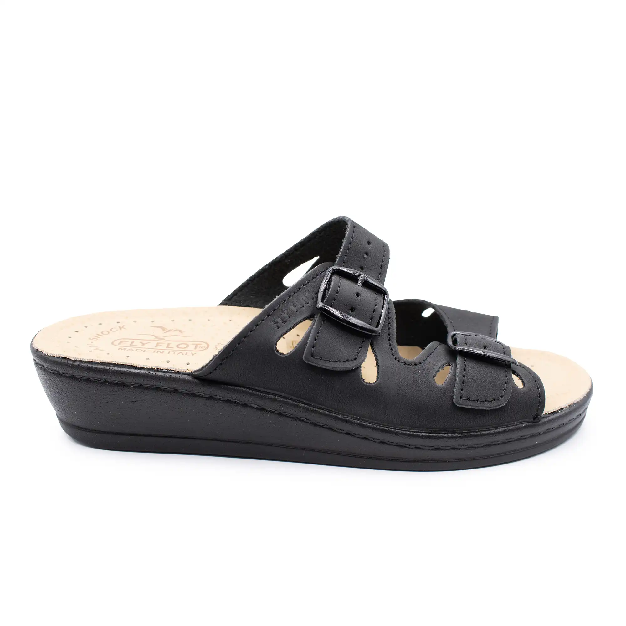 16008CE-2003_A Synthetic Woman Slipper Black – Image 1