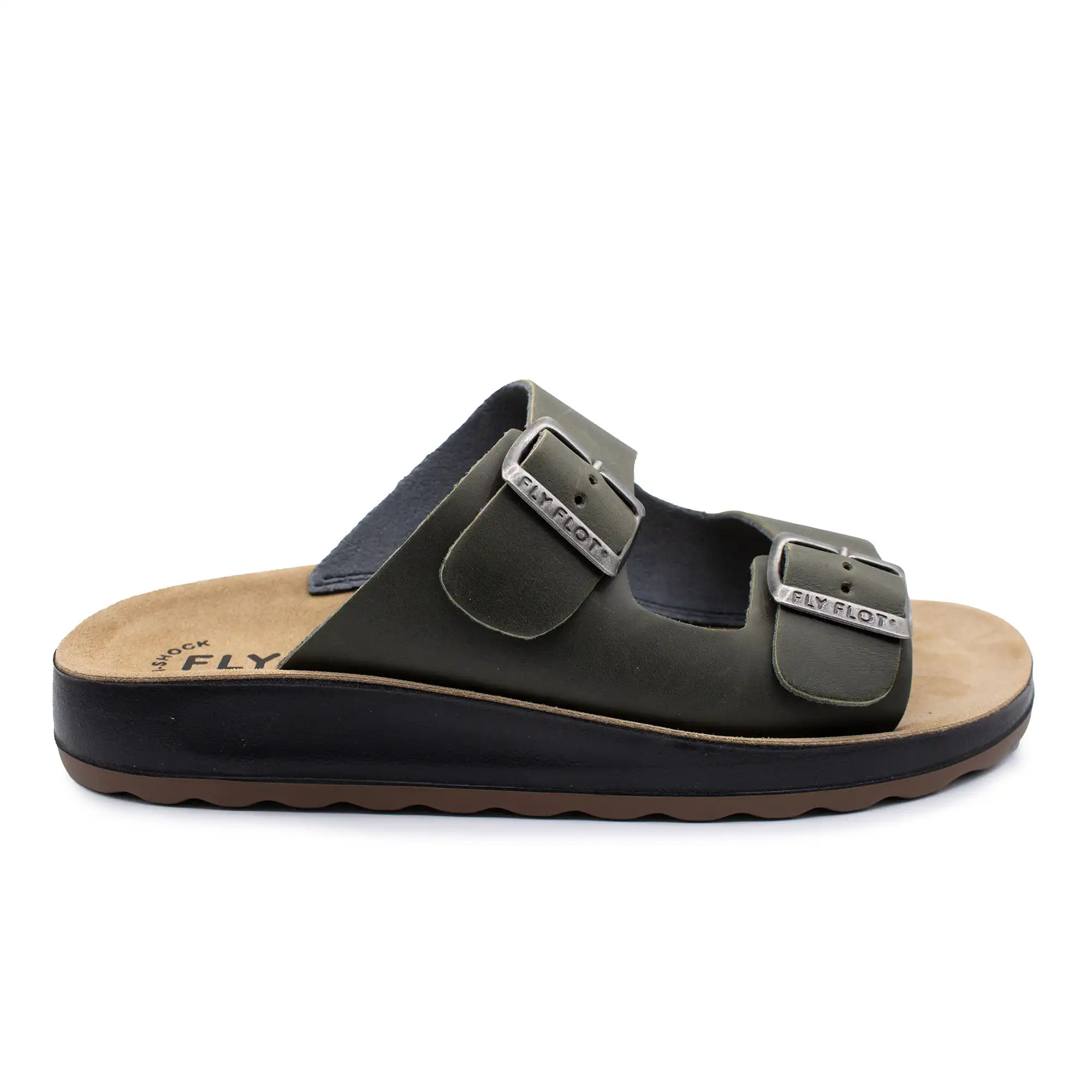 78171CC-2529_A Leather Man Slipper Greenfinch – Image 1