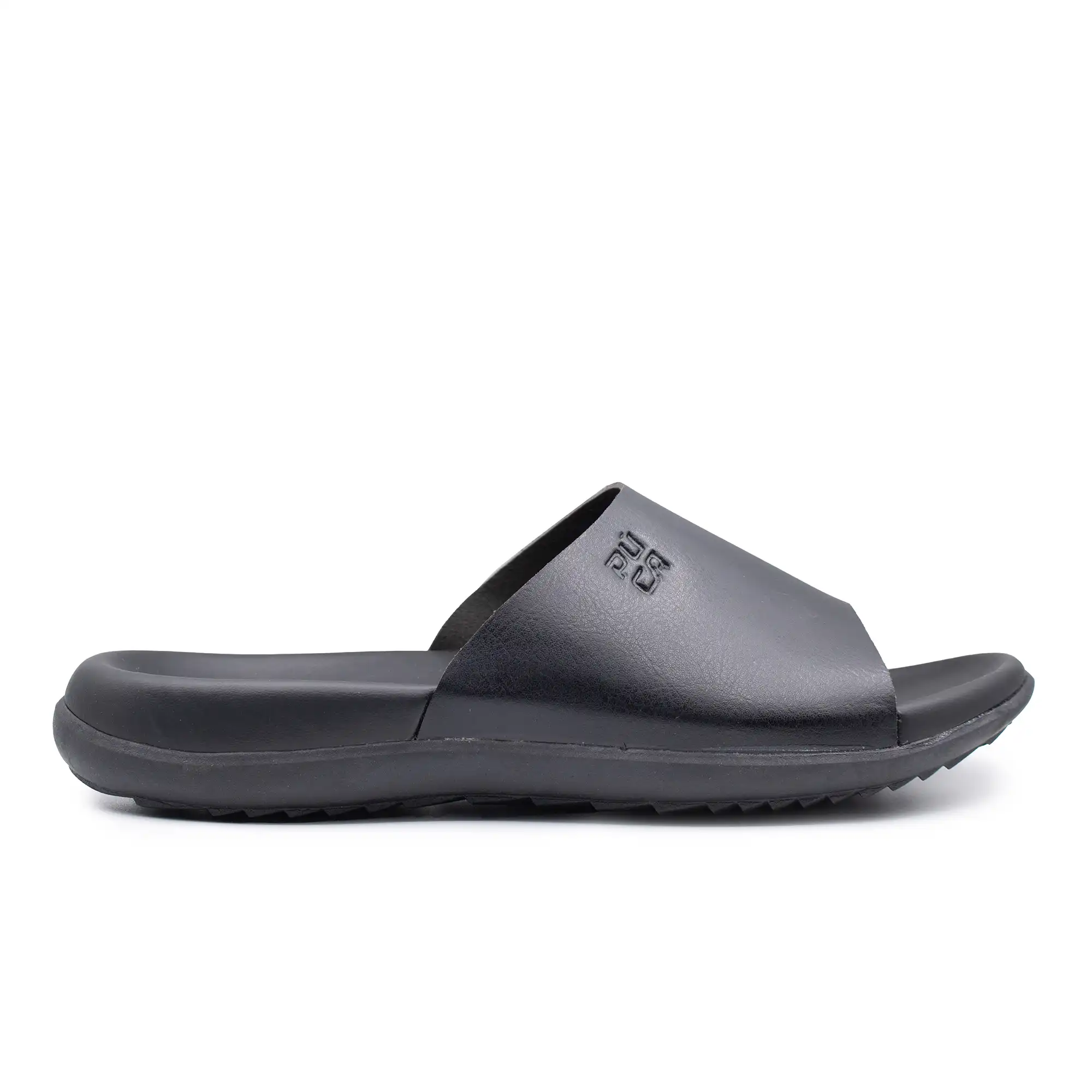 ROYAL SLIDER BLACK_A Puca Men Sport Slippers Crater Black – Image 1