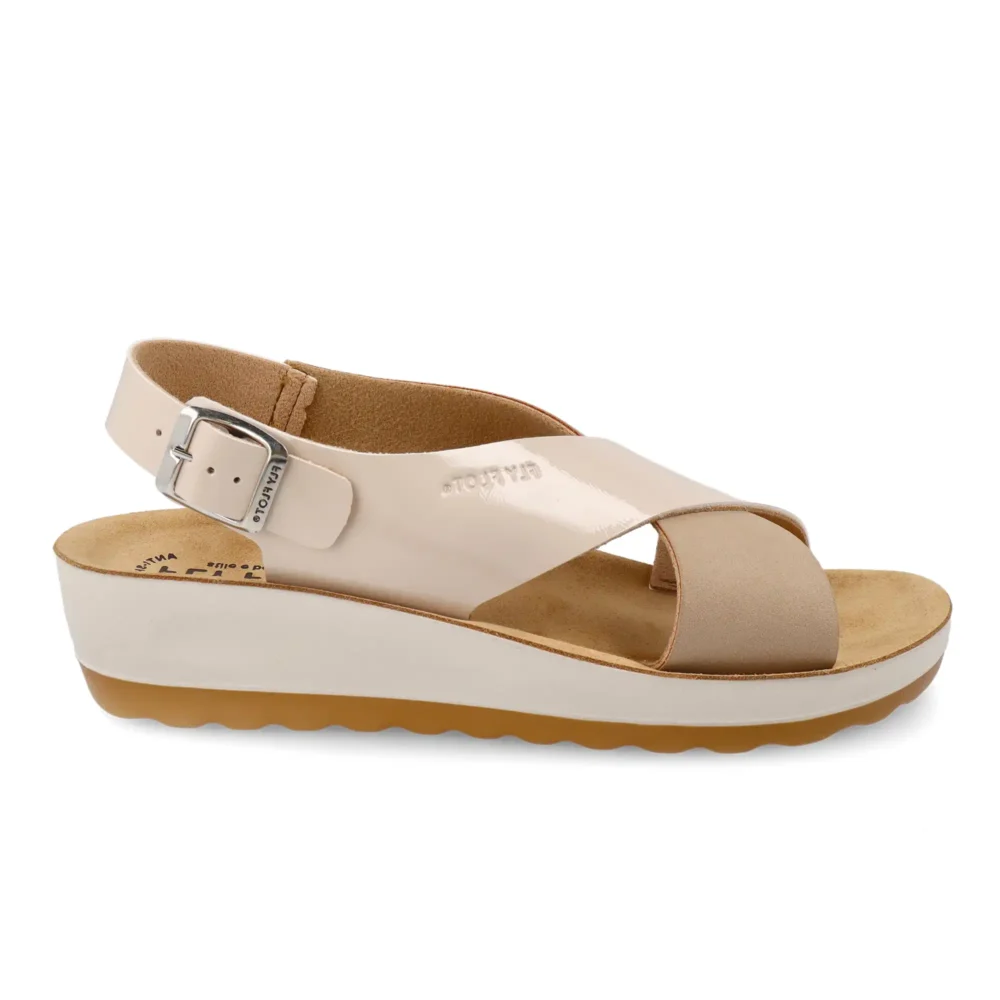Synthetic Woman Sandal Beige