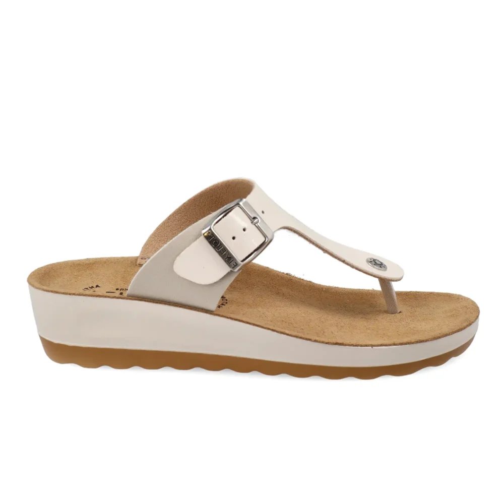 Synthetic Woman Slipper Ivory