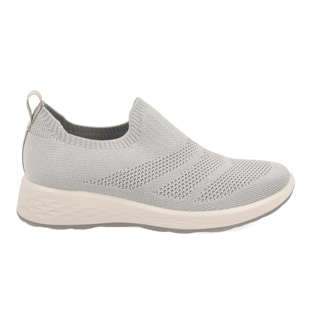 Cloth Woman Shoe Light Grey