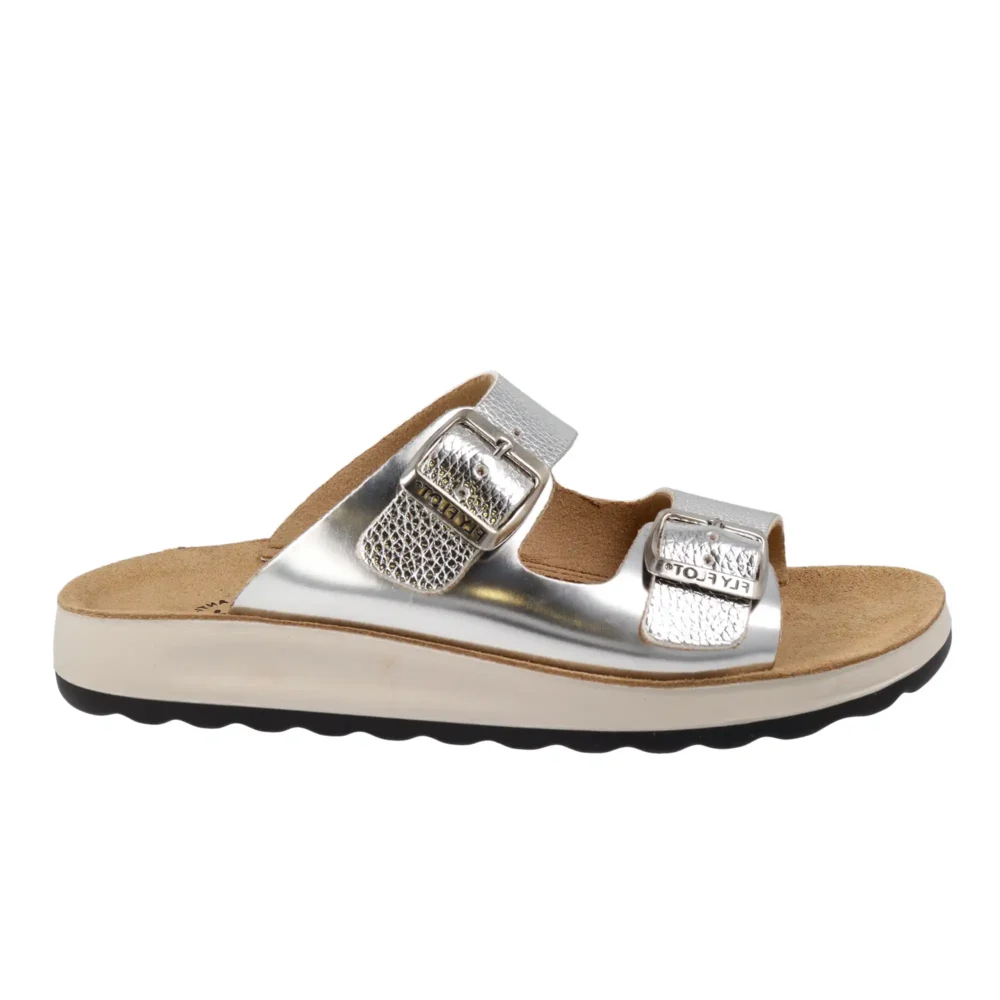 Synthetic Woman Slipper Silver