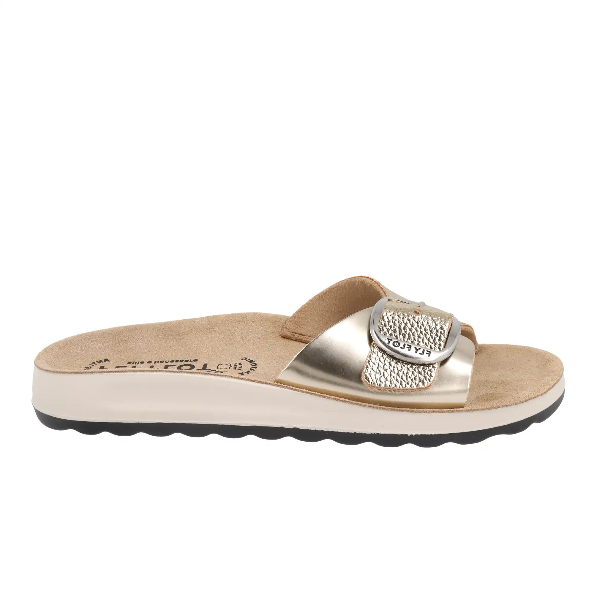 77G65ZC-6430_A Synthetic Woman Slipper Gold – Image 1