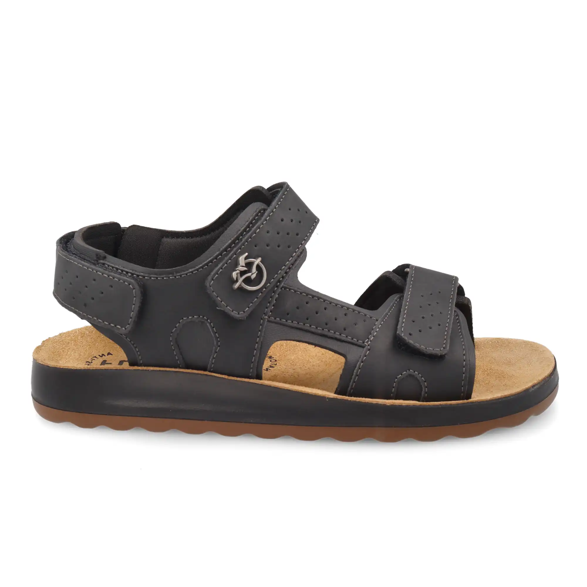 78169KC-2503_A Synthetic Man Sandal Black – Image 1