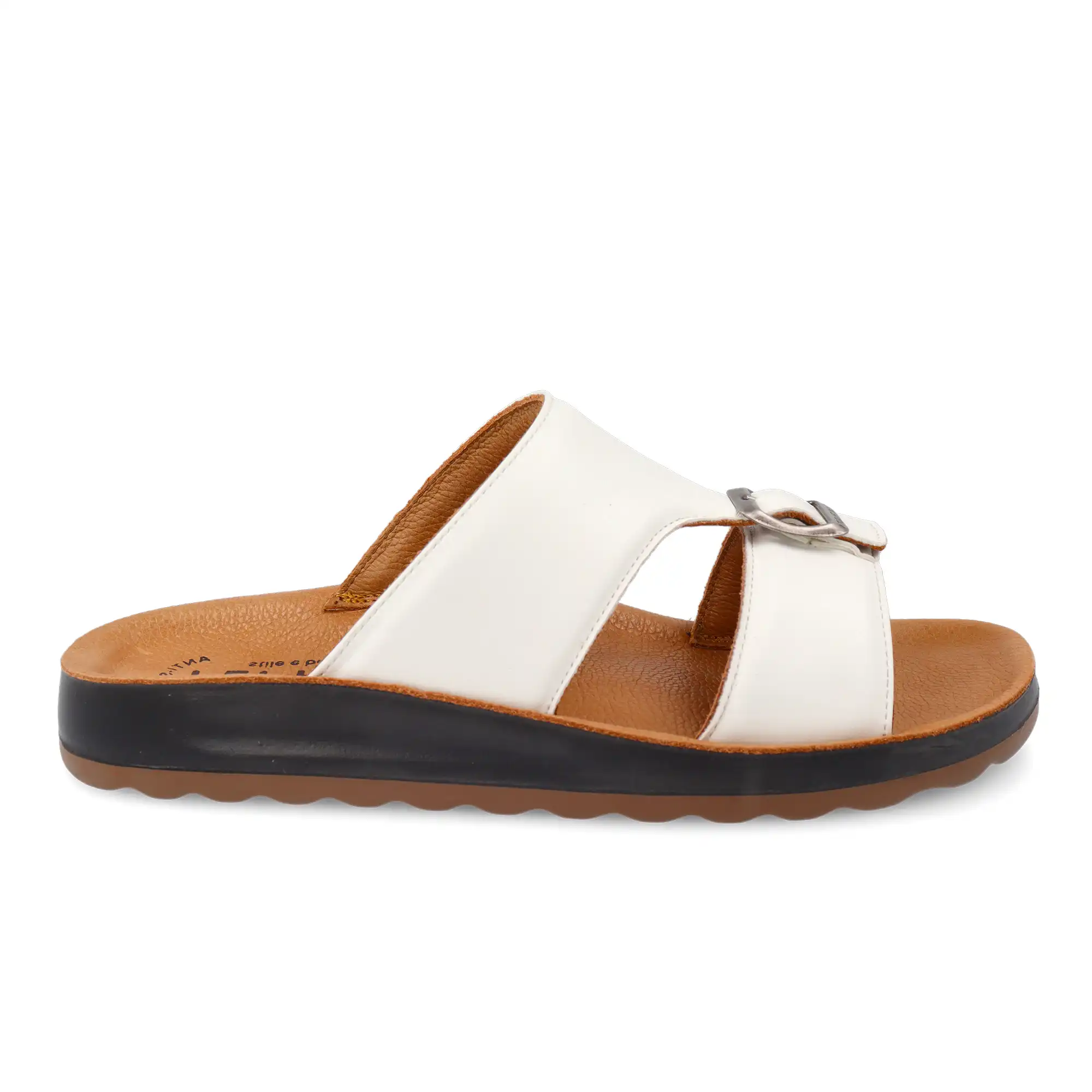 782402T-2502_A Synthetic Man Slipper White – Image 1
