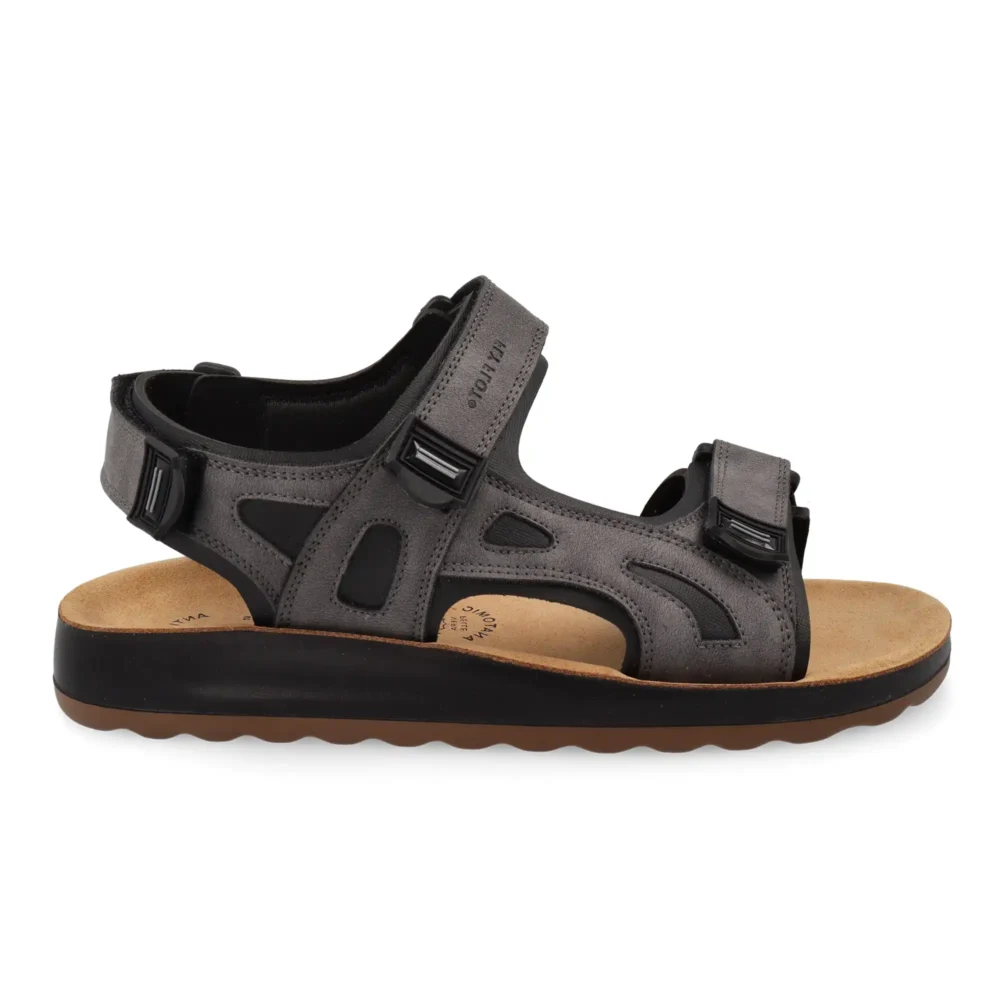 Synthetic Man Sandal Grey