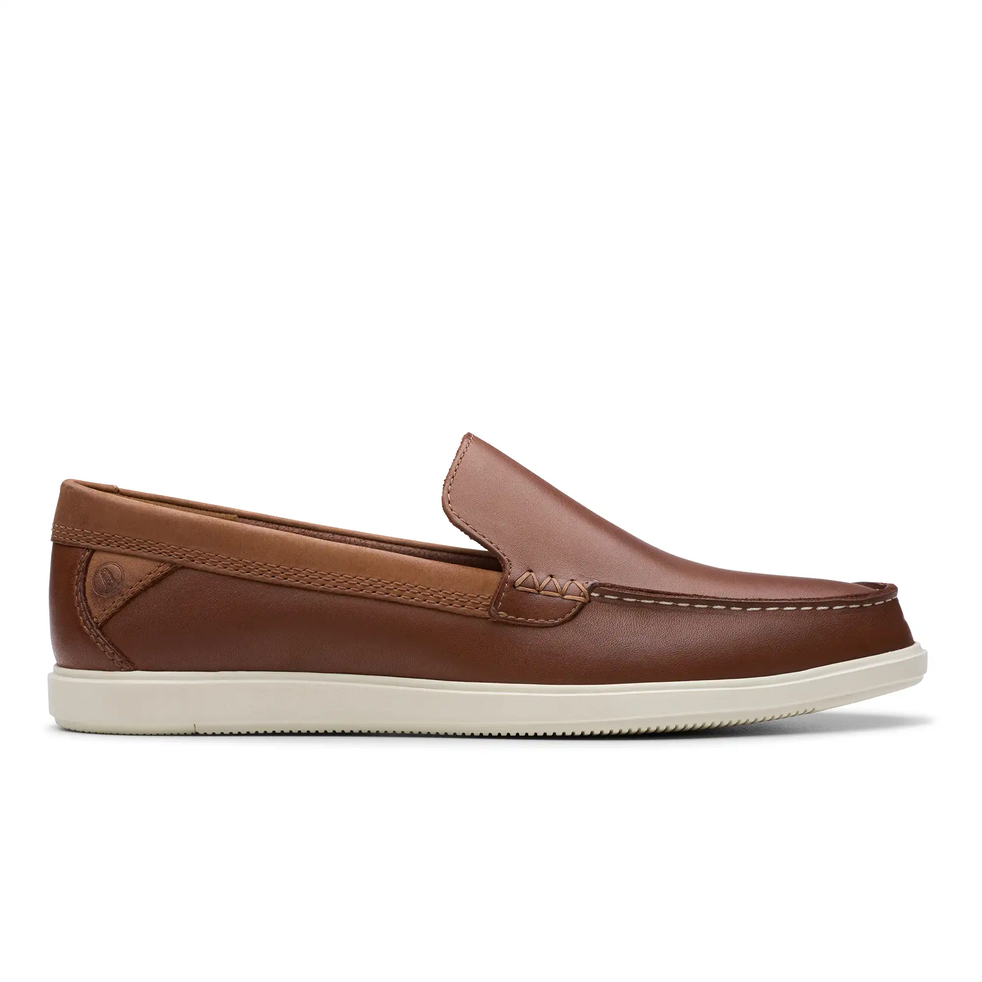 C26181279_A Bratton Loafer Dark Tan Lea – Image 1