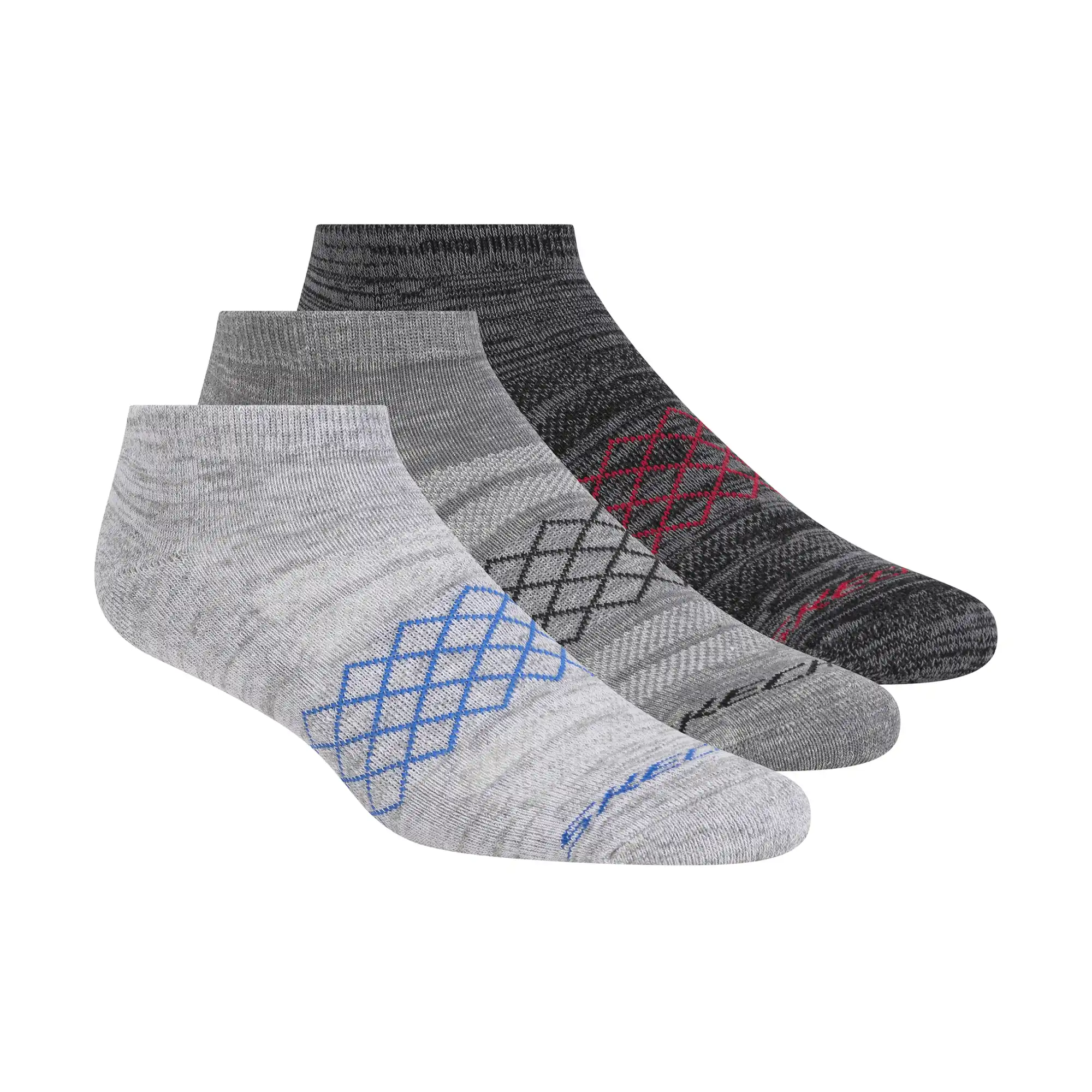 S113708-095_A 3PK MENS 1/2 TERRY LOW CUT – Image 1