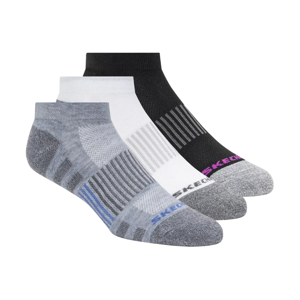 3PK WOMENS EXTENDED TERRY LOW CUT