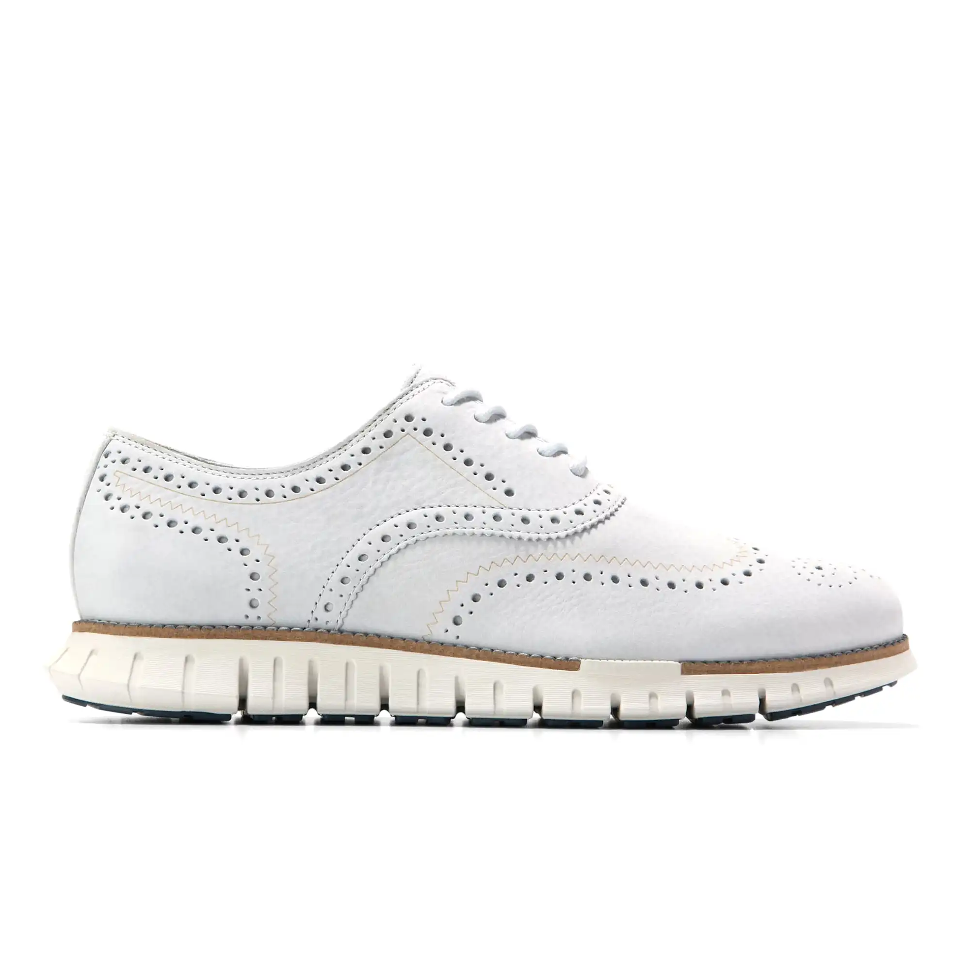 C39743_A Zerogrand Remastered Wingtip Oxford - Microchip Nubuck Big Dipper Ivory – Image 1