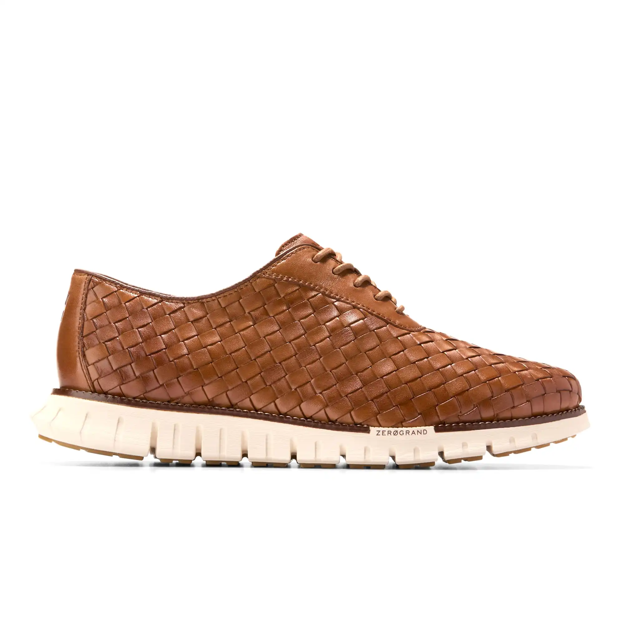 C40495_A Zerogrand Remastered Woven Oxfords British Tan Dark Natural Ivory – Image 1