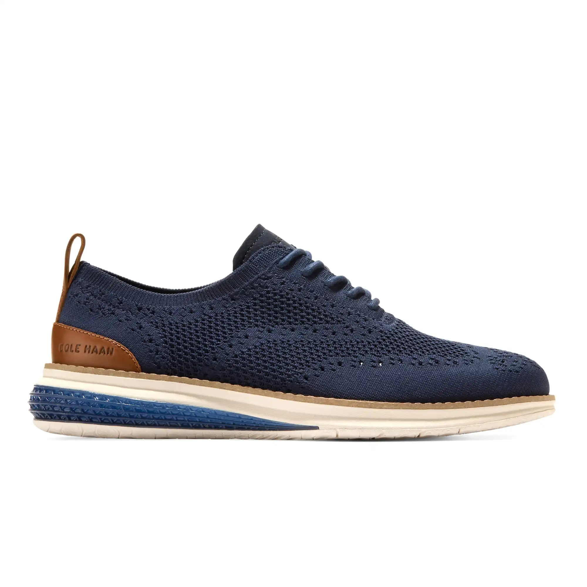 C40571_A Og Energyweave Stitchlite Wing Oxfords Navy Blazer Ivory Natural – Image 1