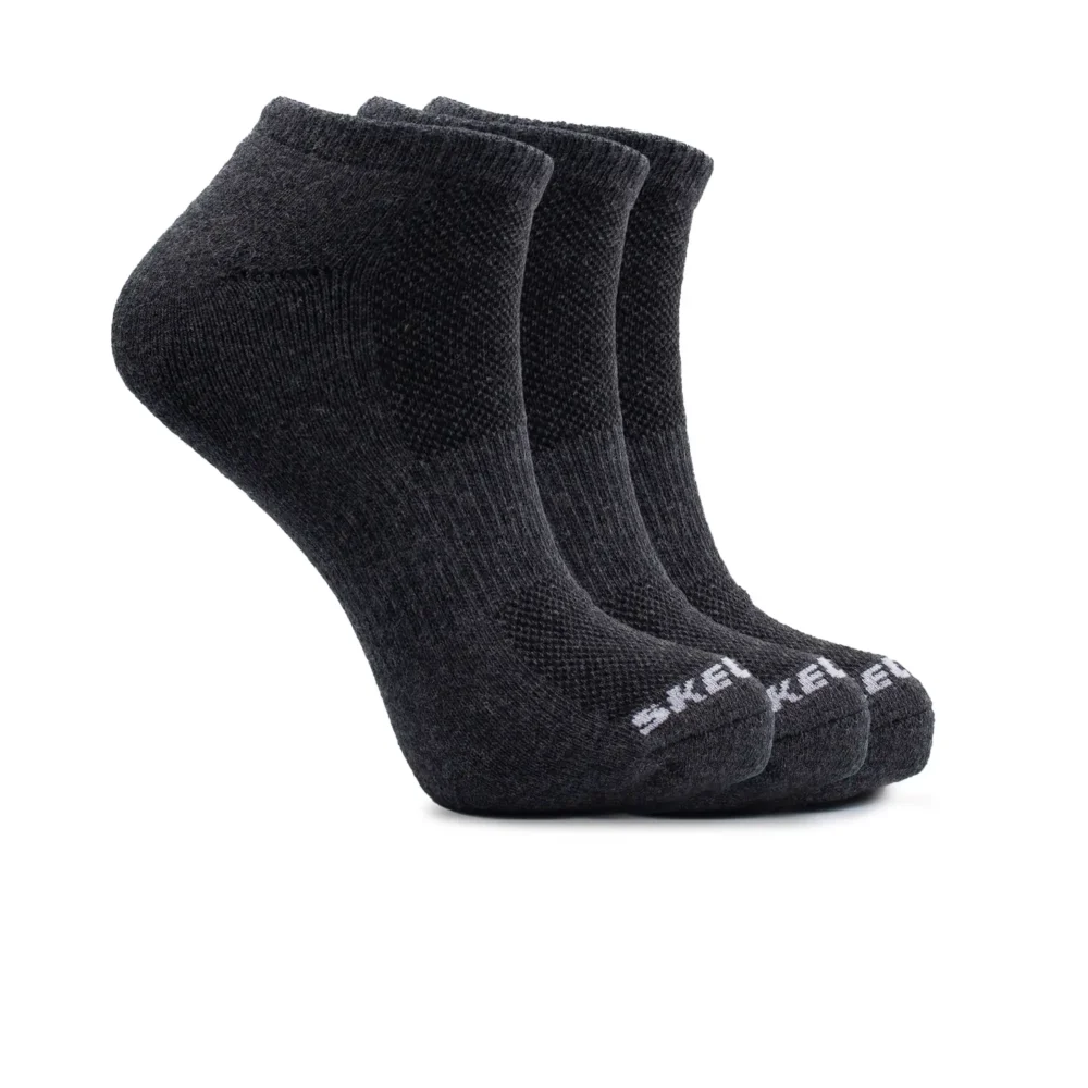 3Pk Unisex 1/2 Terry No Show