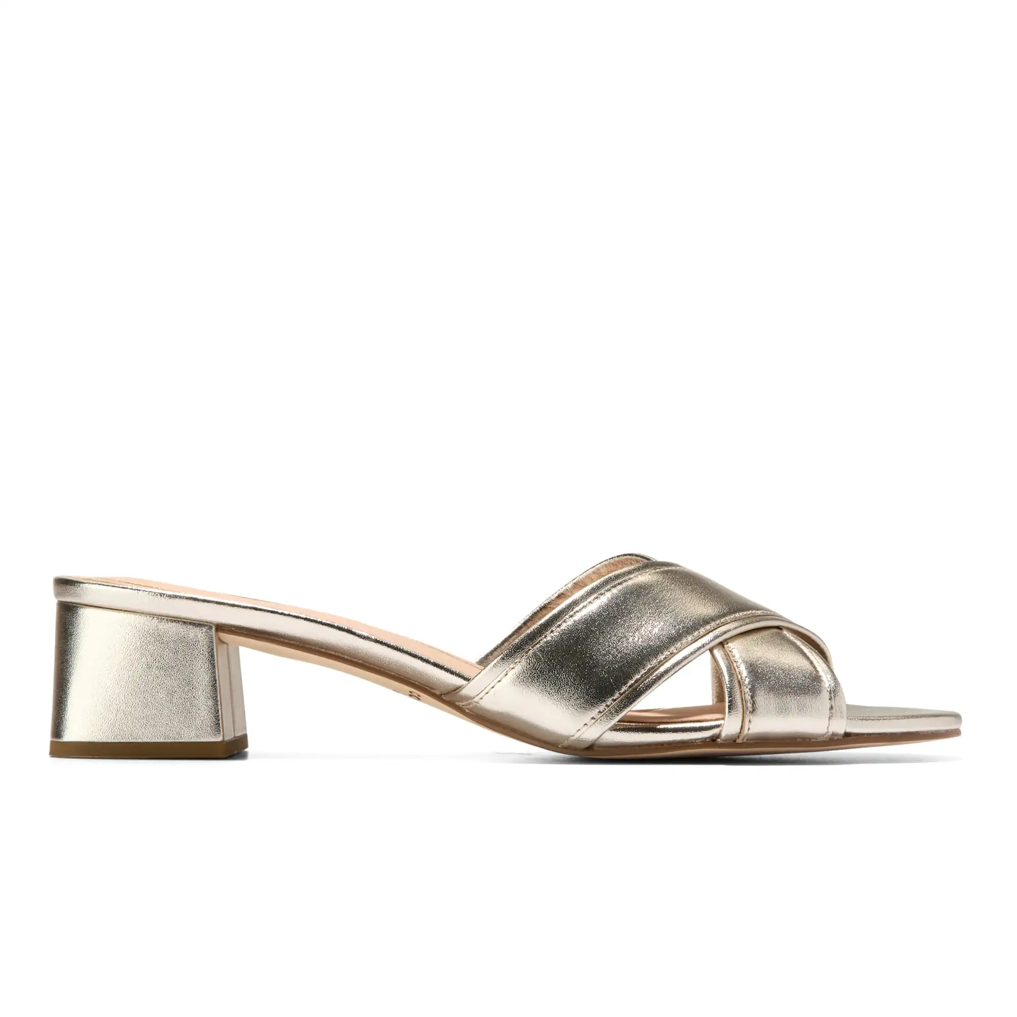 W32657_A Landon Sandals 40Mm Soft Gold Ltr – Image 1