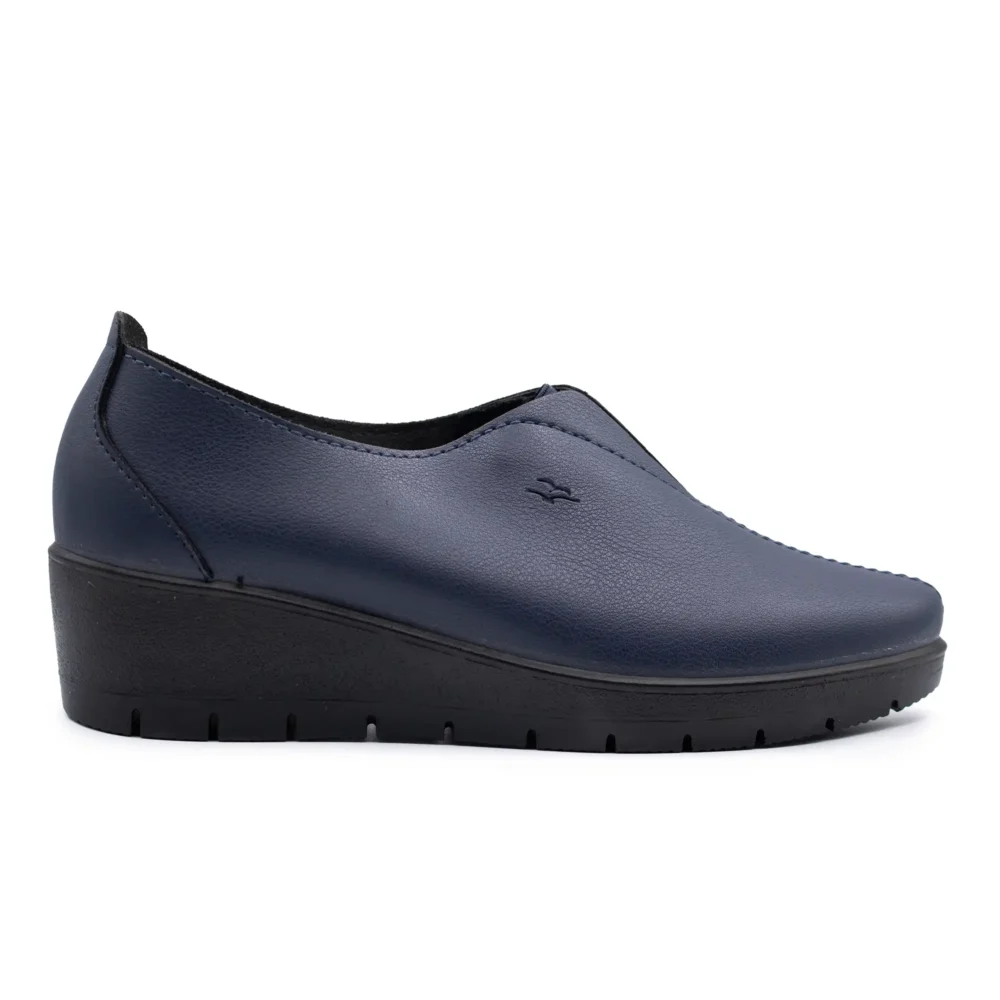 Synthetic Woman Shoe Blue