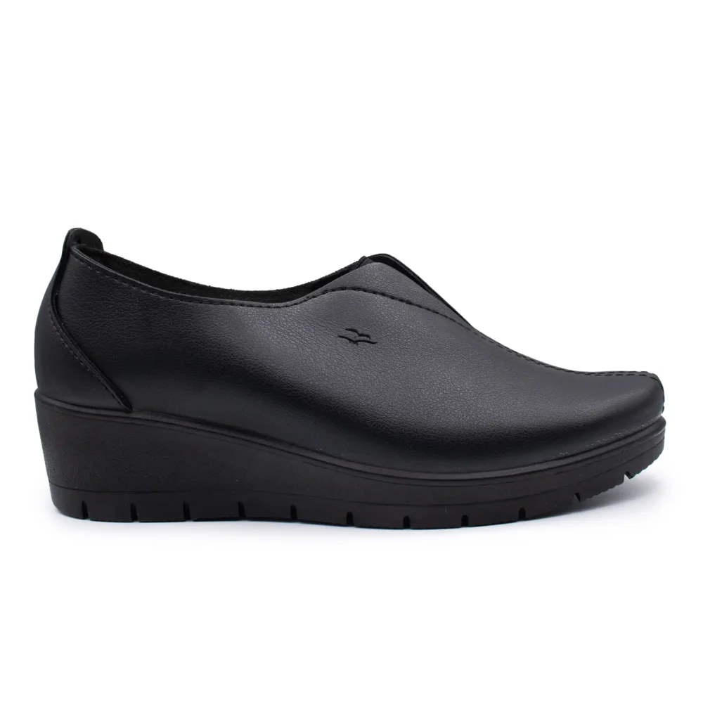 Synthetic Woman Shoe Black