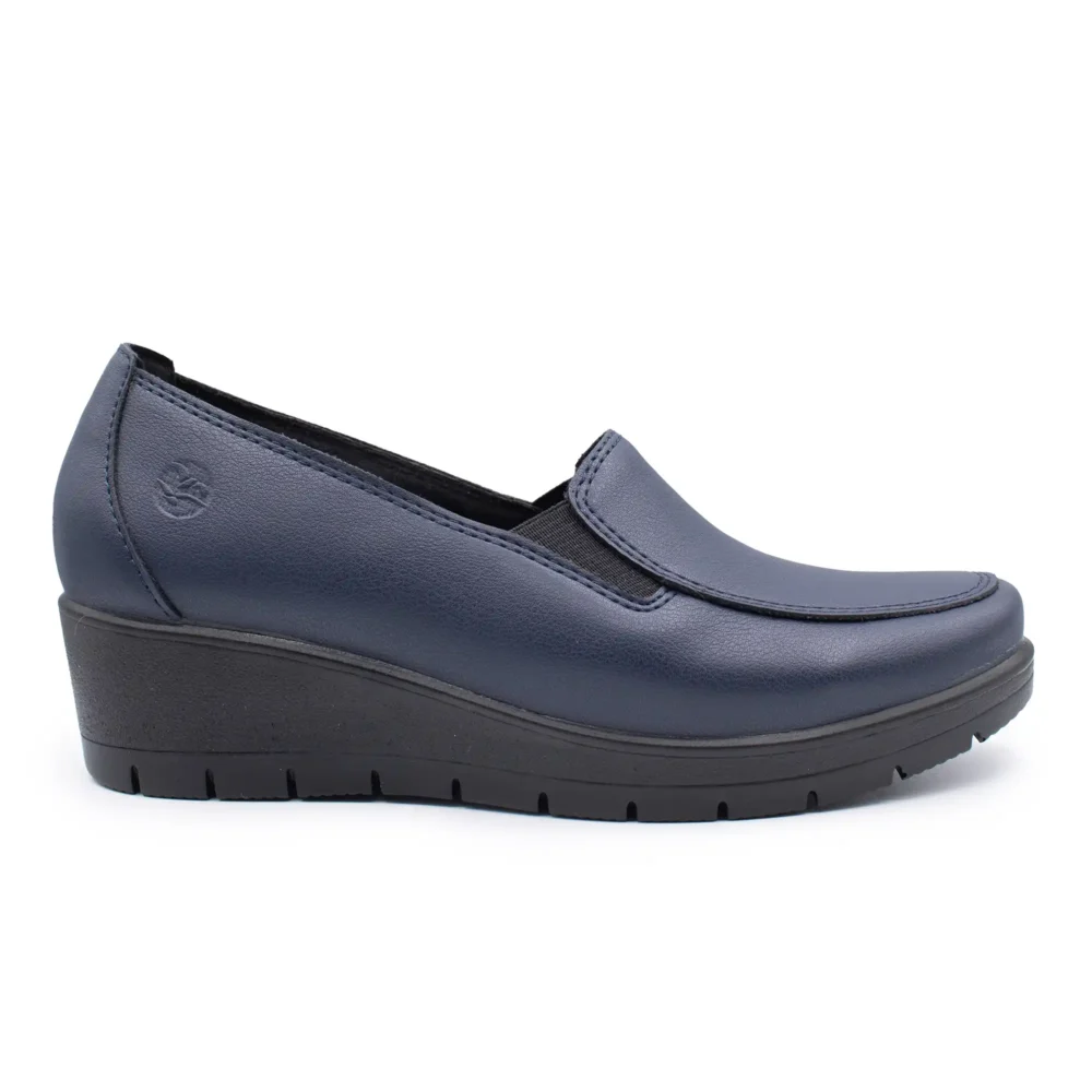 Synthetic Woman Shoe Blue