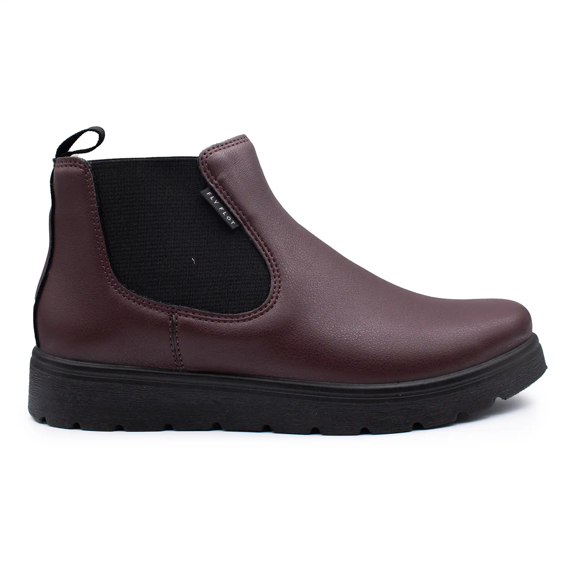 45U33ZX-2013_A Synthetic Woman Ankle Boot Plum – Image 1