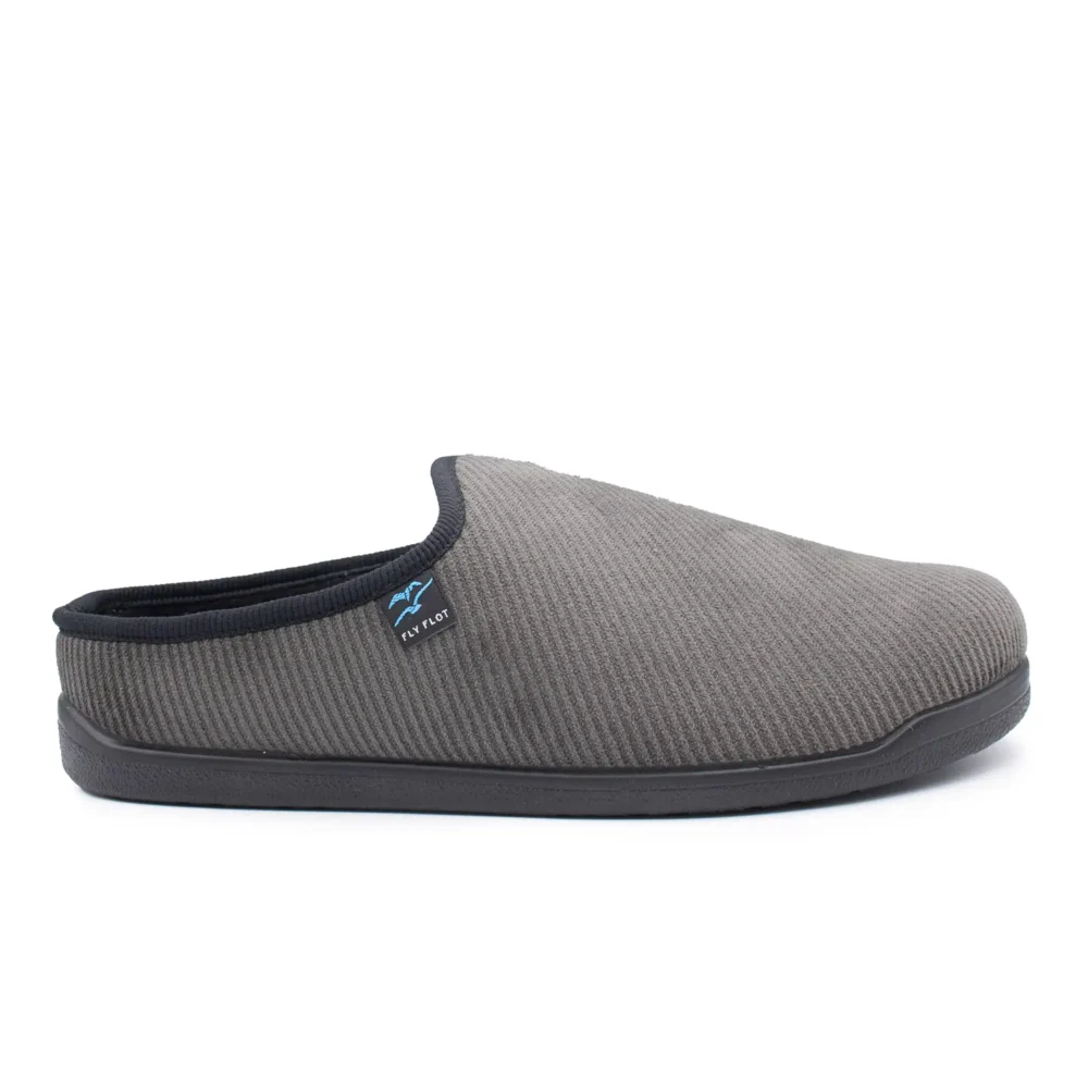 Cloth Man Slipper Anthracite