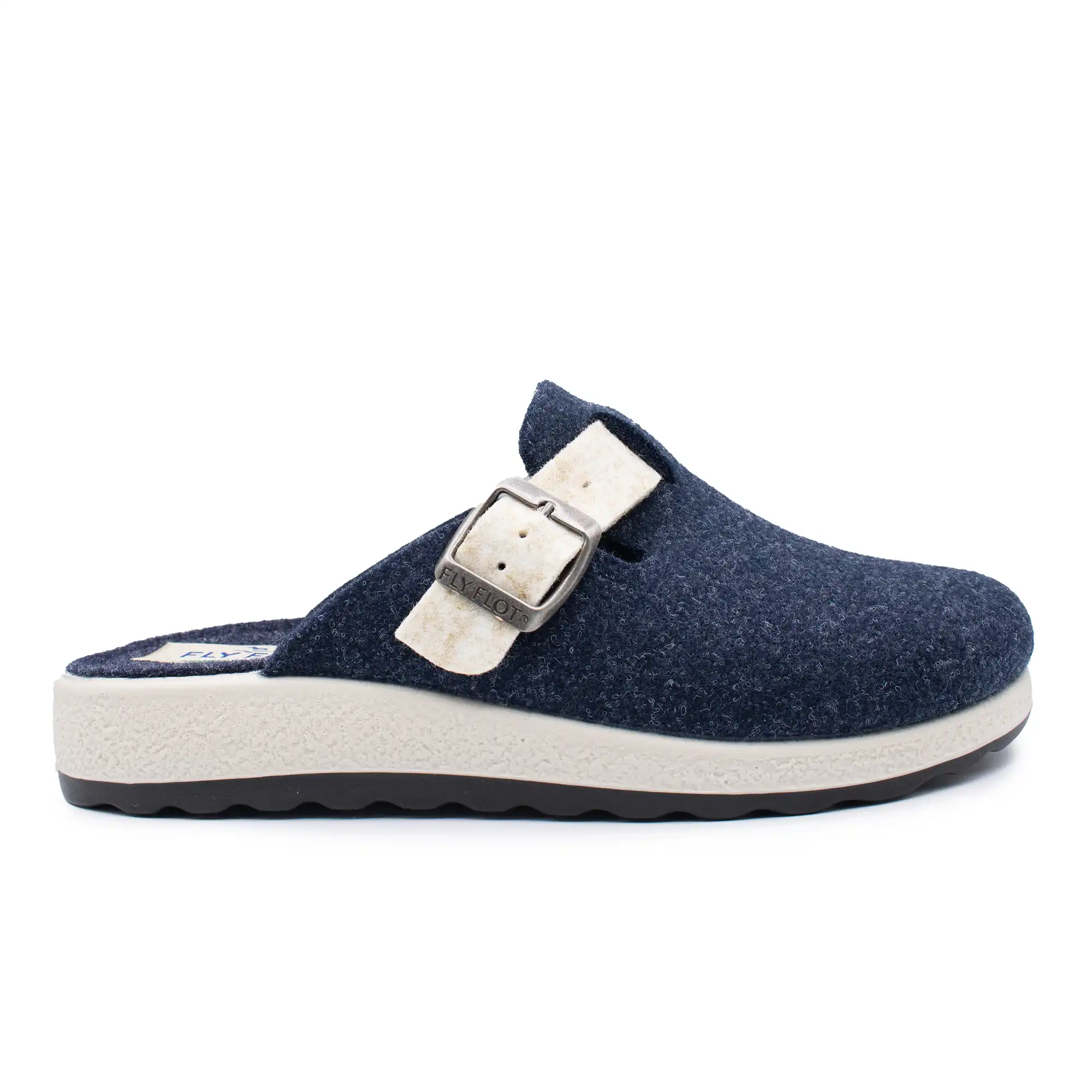 51W68FR-6401_A Cloth Woman Slipper Blue – Image 1