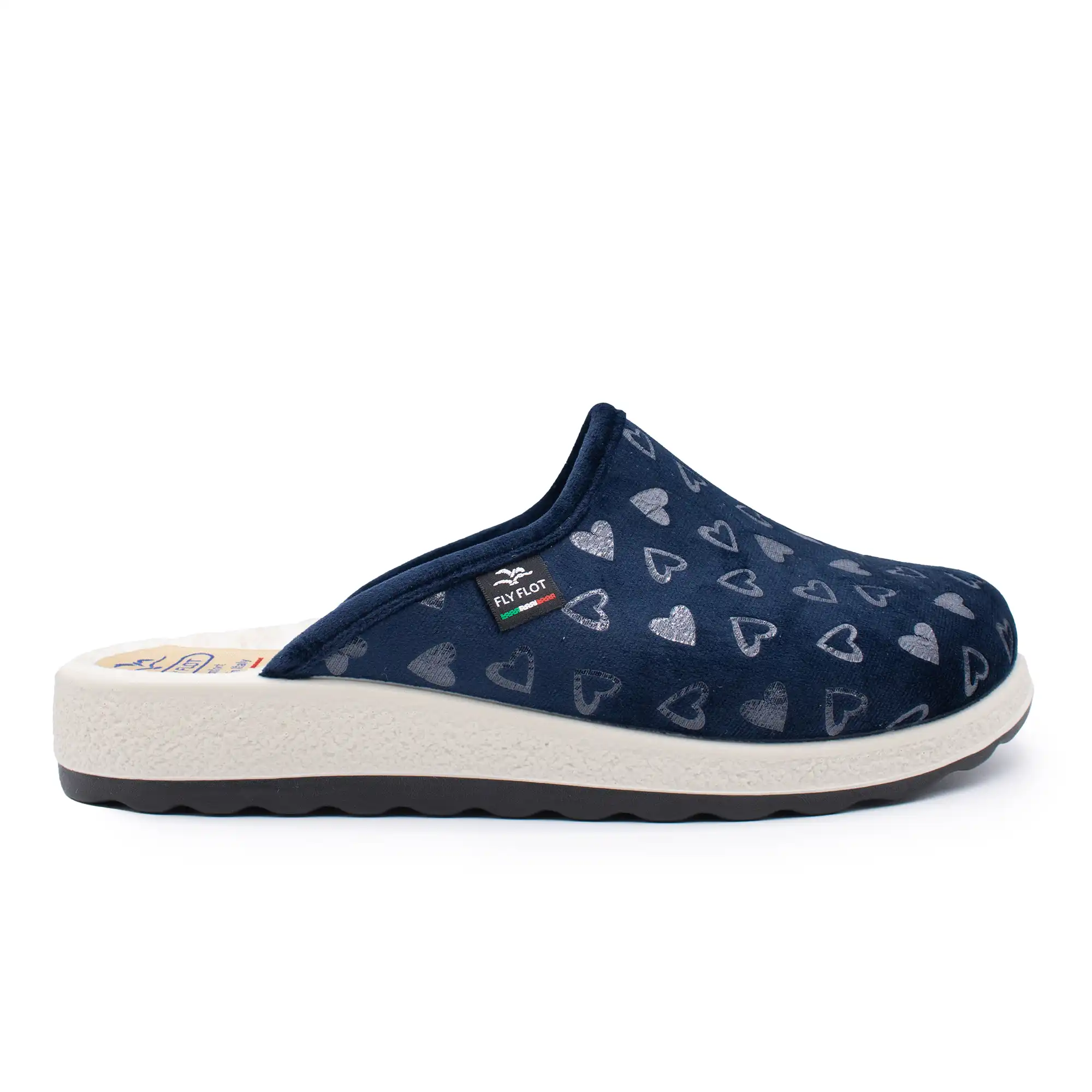 51X23GD-6401_A Cloth Woman Slipper Blue – Image 1