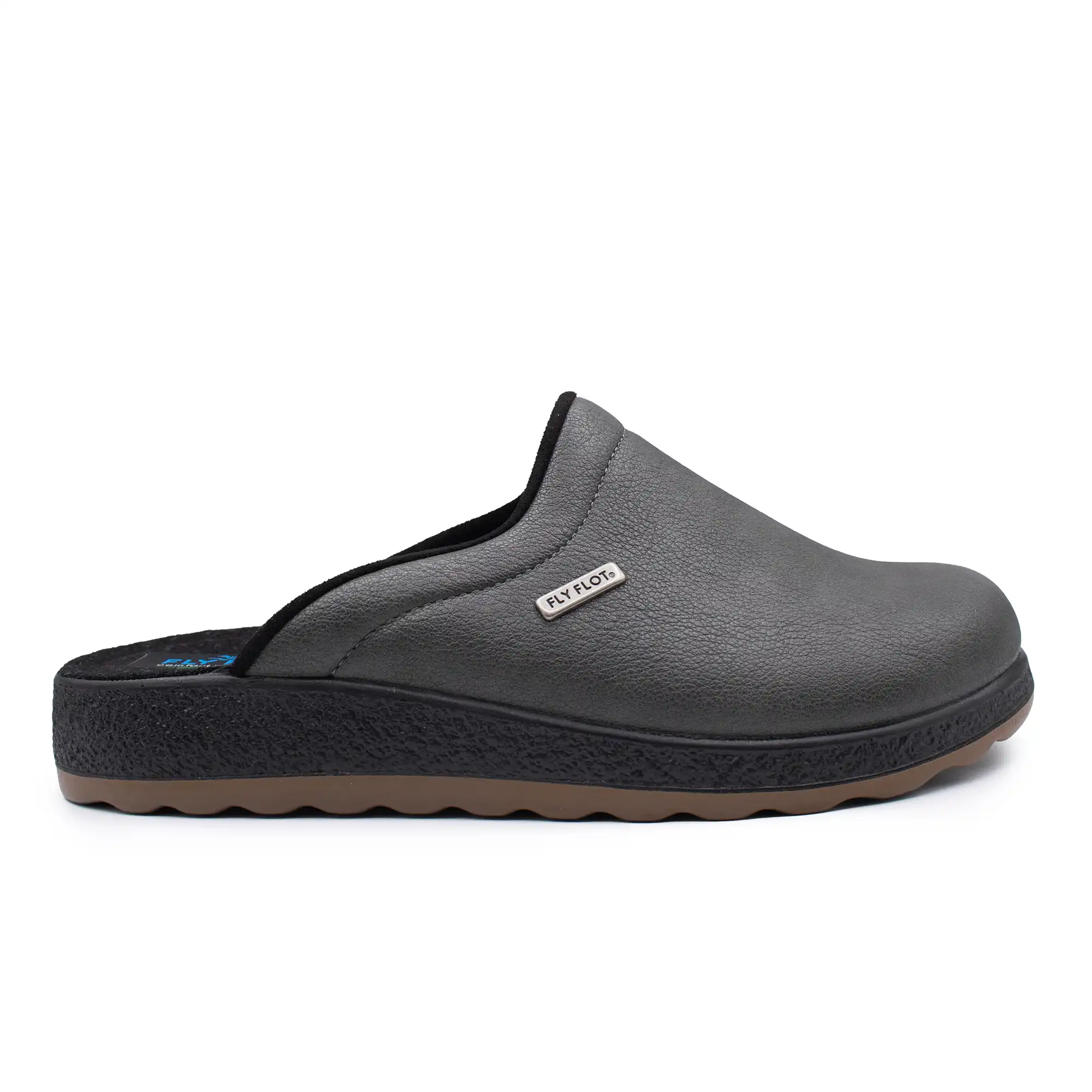 527192L-2505_A Synthetic Man Slipper Anthracite – Image 1