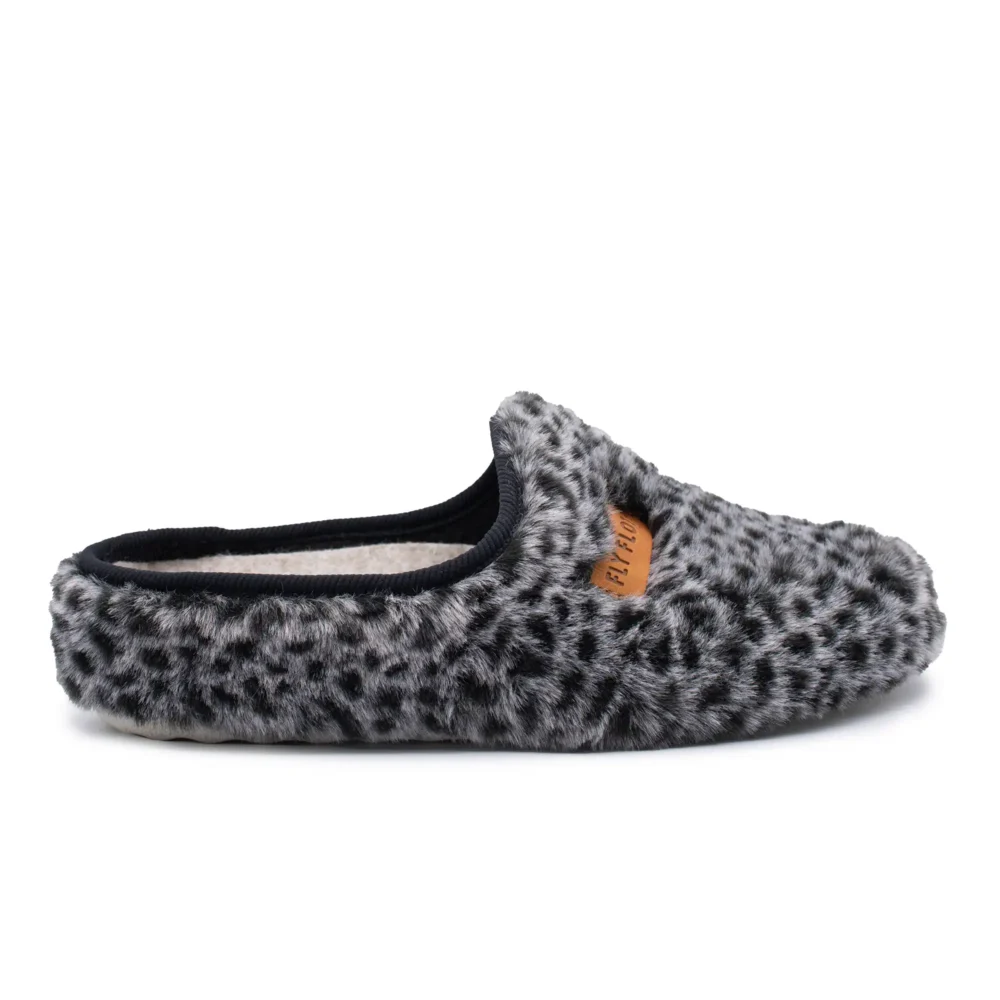 Cloth Woman Slipper Black