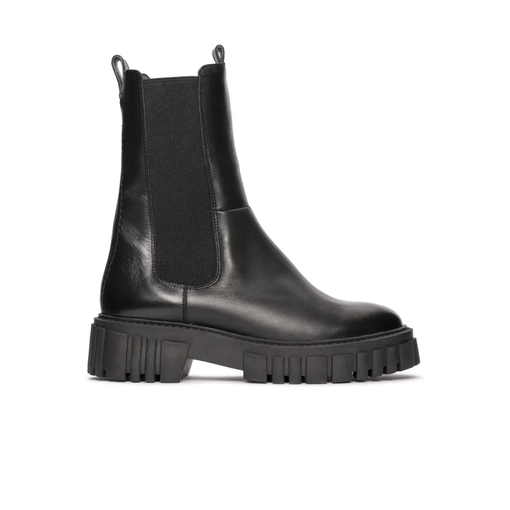 Page Top Black Leather