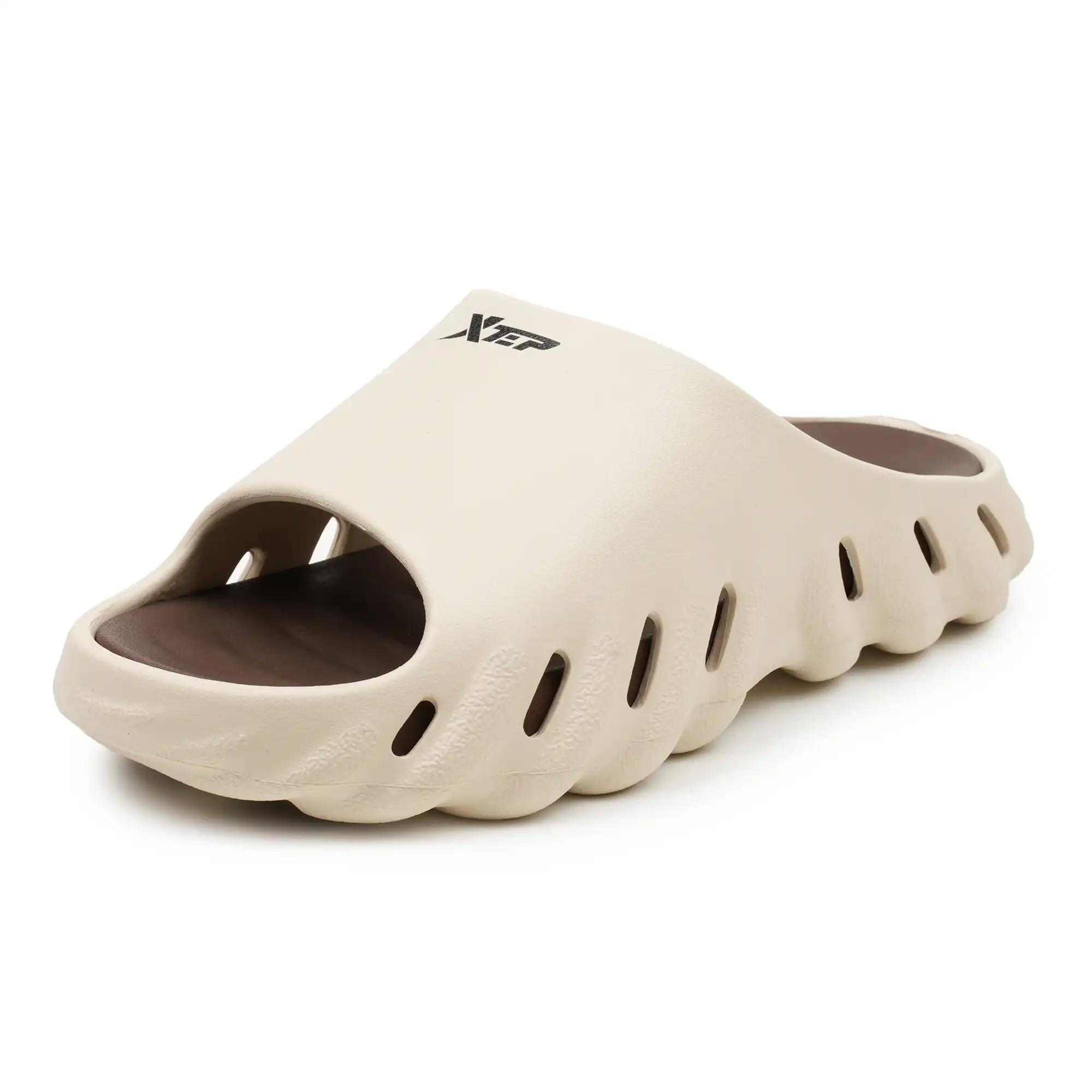 875419170012-4_A House Slippers Leather Grey – Image 1