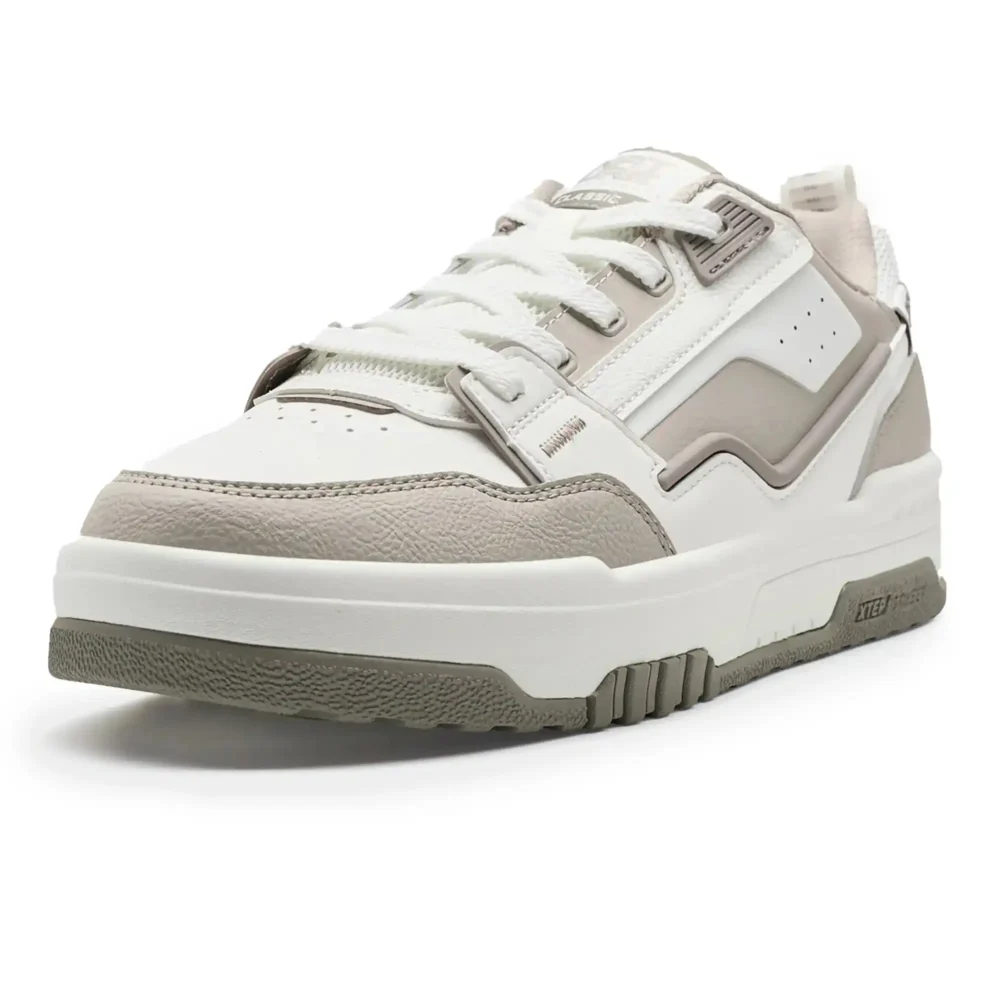 Lifestyle Shoes Canvas White/Lt. Grey Brown