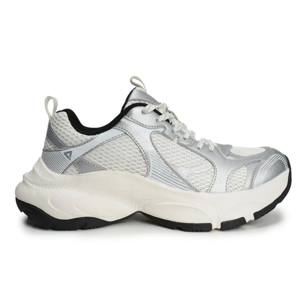 Sports Shoes-White/Silver