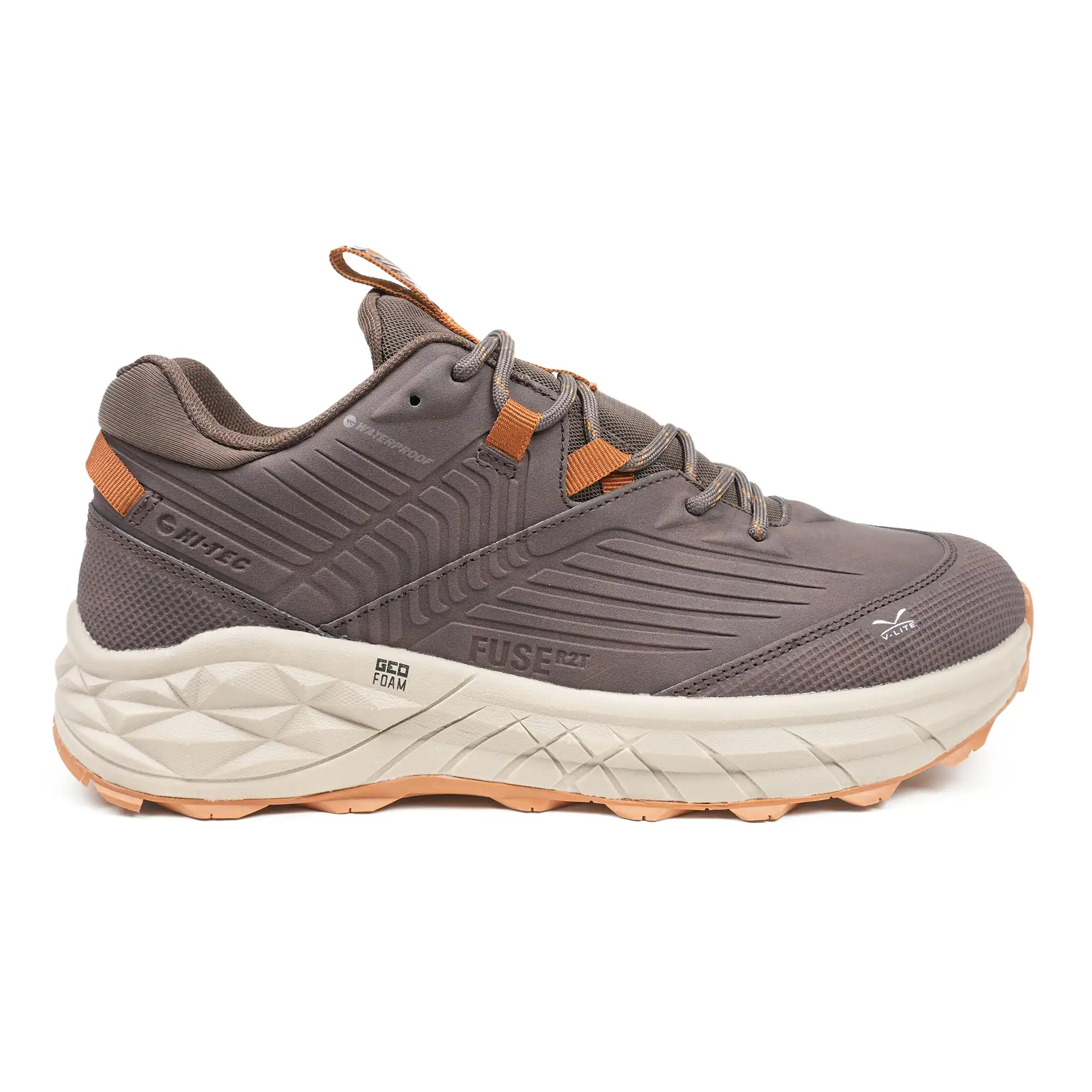 O014907_A Fuse Trek Low WP Chocolate Brown/Sudan Brown – Image 1