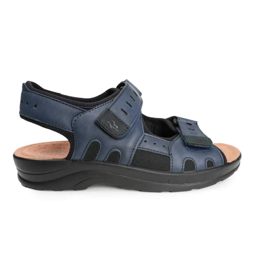 Synthetic Man Sandal Blue